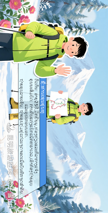 1第一幅：春城冬景 · 昆明轿子雪山