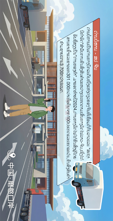 9第九幅：国门印象 · 磨憨口岸通途